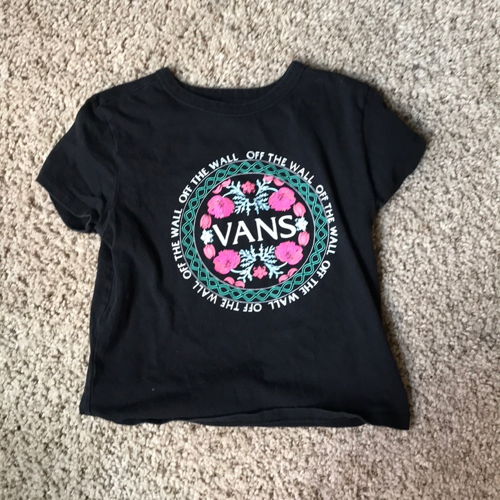 Vans cropped tee